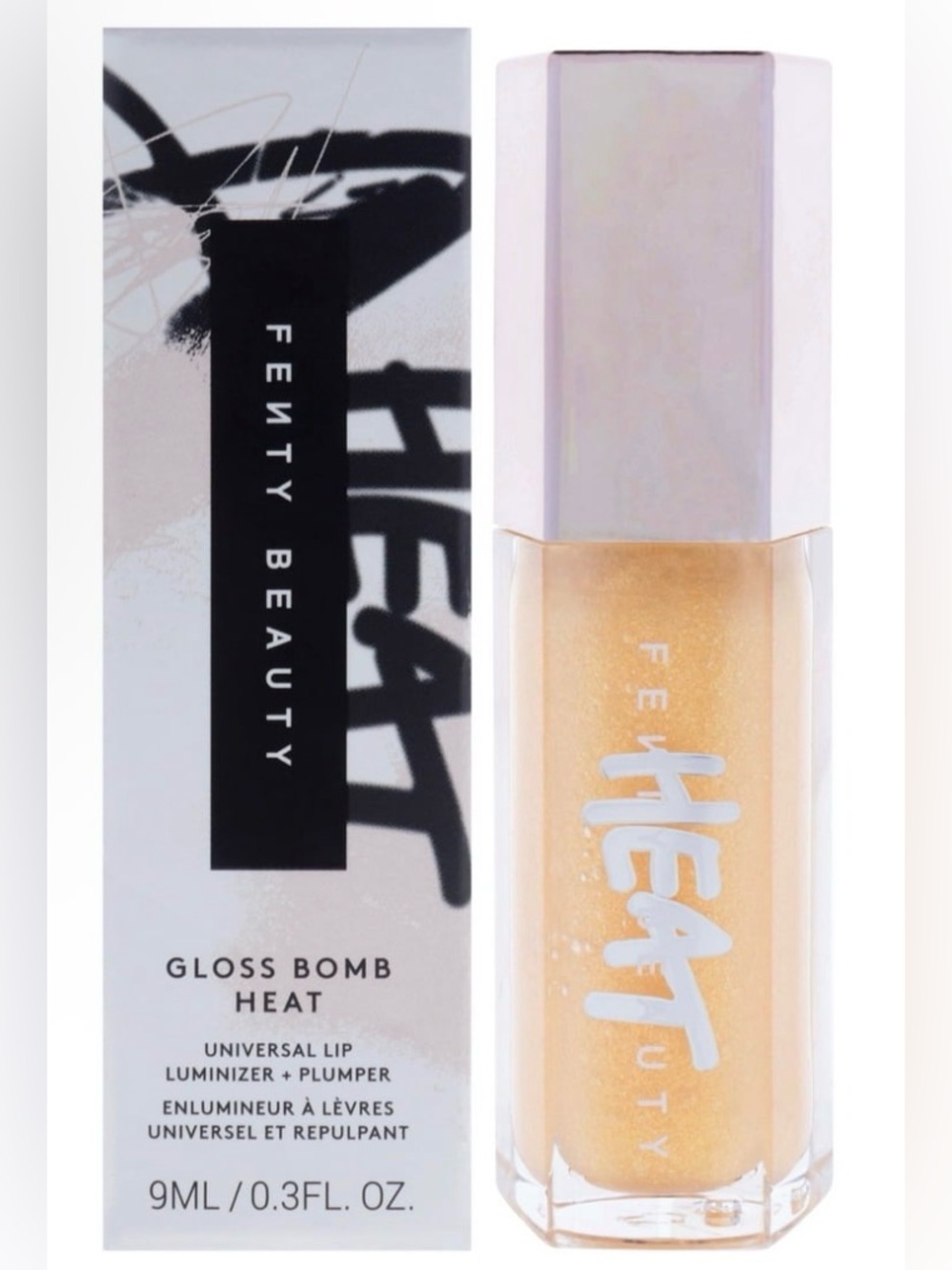 Fenty Beauty Gloss Bomb Heat Lip Luminizer — Shimmery Gold